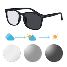 Загрузить изображение в средство просмотра галереи, Мужские очки, фотохромные линзы, очки по рецепту, мужские фотохромные очки для близорукости, очки для близорукости с линзами 8068