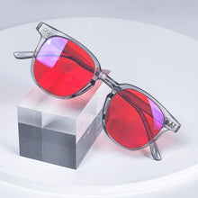 Load image into Gallery viewer, SHINU Red Lens Glasses Women Sleep Better Blue Light Blocking Glasses for Long Screen Time Orange Lens Glasses Gaming Eyewear