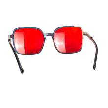 Load image into Gallery viewer, Orange Gaming Glasses Blue Light Filter Computer Work Glasses Red Lenses Red Glasses for Women RGA093