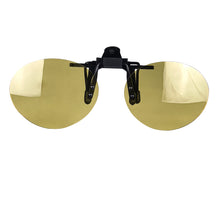 Load image into Gallery viewer, Anti Blue Light Clip on Glasses Polarized Clip on Sunglasses Orange Bluelight Lens Yellow Anti-glare Driving Lenses Brown Grey