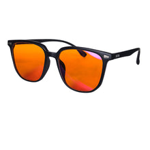 Load image into Gallery viewer, SHINU Anti Blue Light Computer Eyeglasses Red Lens for Sleep Better Orange Lens Long Time Working Eyeglasses