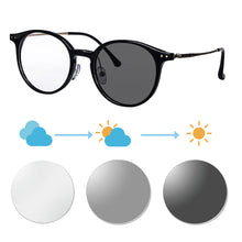 Carregar imagem no visualizador da galeria, SHINU Multifocal Progressive Reading Glasses Grade Glasses Near and Far Titanium Frame Glasses for Men Intelligent Progressive Lenses