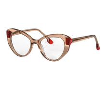 Загрузить изображение в средство просмотра галереи, SHINU Blue Light Blocking Computer Glasses Women Frame for Reading Gaming Red Orange Eyeglasses