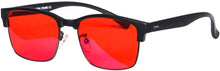 Load image into Gallery viewer, Blue Ray Glasses for Better Sleep Red Lens Glasses Anti Blue Green Light for Men Eyewear SH018