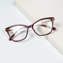 Загрузить изображение в средство просмотра галереи, SHINU Blue Light Blocking Computer Glasses Women Frame for Reading Gaming Red Orange Eyeglasses