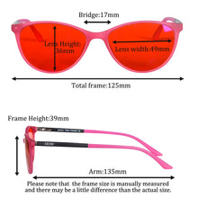 Загрузить изображение в средство просмотра галереи, SHINU Blue Light Glasses for Better Sleep Red Glasses Blocking Blue Ray Tr90 Women Eyeglasses SH086