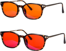 Загрузить изображение в средство просмотра галереи, Red Lens Blue Light Bocking Computer Glasses Orange Lens for Gaming SH016ZH