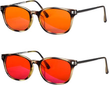 Загрузить изображение в средство просмотра галереи, Red Lens Blue Light Bocking Computer Glasses Orange Lens for Gaming SH016ZH