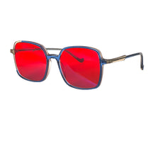 Load image into Gallery viewer, Orange Gaming Glasses Blue Light Filter Computer Work Glasses Red Lenses Red Glasses for Women RGA093