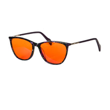 Load image into Gallery viewer, Aectate Glasses Women Anti Blue Light Red Lens Computer Glasses for Good Sleep Orange for Long Time RD153
