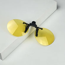 Load image into Gallery viewer, Anti Blue Light Clip on Glasses Polarized Clip on Sunglasses Orange Bluelight Lens Yellow Anti-glare Driving Lenses Brown Grey