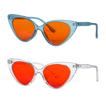 Загрузить изображение в средство просмотра галереи, Women’s Glasses Computer Glasses Light Blue Eyeglasses 99% Blocking for Game Long Time Jobs