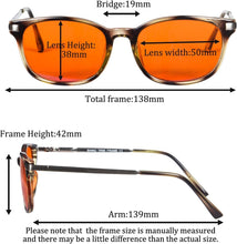 Загрузить изображение в средство просмотра галереи, Red Lens Blue Light Bocking Computer Glasses Orange Lens for Gaming SH016ZH