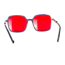 Load image into Gallery viewer, Orange Gaming Glasses Blue Light Filter Computer Work Glasses Red Lenses Red Glasses for Women RGA093