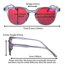 Load image into Gallery viewer, SHINU Red Lens Glasses Women Sleep Better Blue Light Blocking Glasses for Long Screen Time Orange Lens Glasses Gaming Eyewear