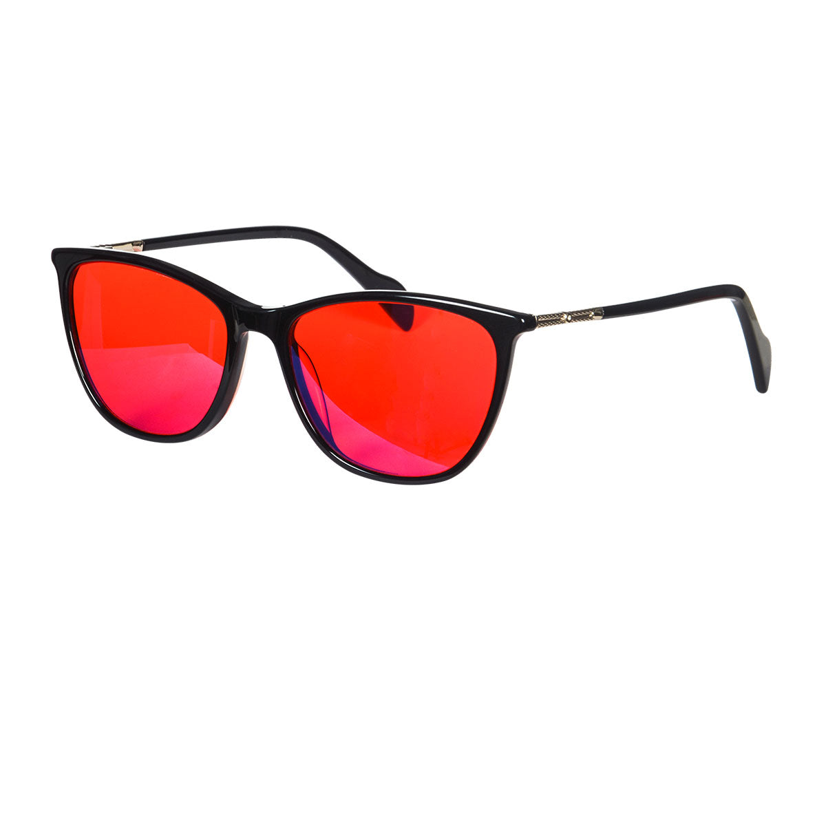 Aectate Glasses Women Anti Blue Light Red Lens Computer 