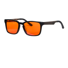 Загрузить изображение в средство просмотра галереи, Red Lens Computer Glasses Acetate Frame Men Light Blue Blocking Eyeglasses Sleep Better