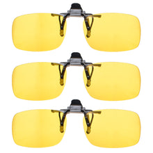 Load image into Gallery viewer, SHINU Anti Blue Light Clip on Red Lenses Better Sleep Clipon Blue Light Gaming Yellow Driving Polarized