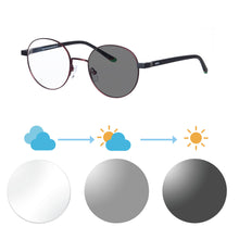 Загрузить изображение в средство просмотра галереи, SHINU фотохромные солнцезащитные очки анти-голубые очки мужские оранжевые очки для глаз женские очки SH002