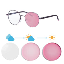 Загрузить изображение в средство просмотра галереи, SHINU фотохромные солнцезащитные очки анти-голубые очки мужские оранжевые очки для глаз женские очки SH002