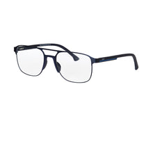 Carregar imagem no visualizador da galeria, Shinu mudança de óculos cinza para homens, armação de madeira de metal com lente vermelha 99.99% filtros de luz azul protege os olhos sh003