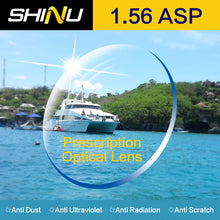 Carregar imagem no visualizador da galeria, Shinu óculos com bloqueio de luz azul, óculos para homens e mulheres, armação de óculos de miopia de alto grau, armação pequena, lentes de índice 1.67, revestimento hmc