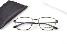 Carregar imagem no visualizador da galeria, Óculos de titânio com armação masculina, óculos de grau de astigmatismo, óculos de leitura fotocrômicos para homens, multifoco progressivo