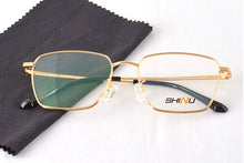 Carregar imagem no visualizador da galeria, Óculos de titânio com armação masculina, óculos de grau de astigmatismo, óculos de leitura fotocrômicos para homens, multifoco progressivo