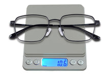 Carregar imagem no visualizador da galeria, Óculos de titânio com armação masculina, óculos de grau de astigmatismo, óculos de leitura fotocrômicos para homens, multifoco progressivo