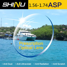 Загрузить изображение в средство просмотра галереи, SHINU 1.56-1.74 Prescription Glasses Lenses Ultra Thin Aspheric HC TCM UV Resin Eyeglasses Lenses For Myopia Hyperopia SH1001