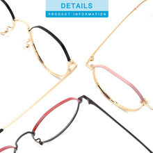 Carregar imagem no visualizador da galeria, Shinu óculos com bloqueio de luz azul, óculos para homens e mulheres, armação de óculos de miopia de alto grau, armação pequena, lentes de índice 1.67, revestimento hmc