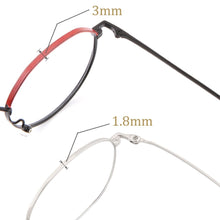 Carregar imagem no visualizador da galeria, Shinu óculos com bloqueio de luz azul, óculos para homens e mulheres, armação de óculos de miopia de alto grau, armação pequena, lentes de índice 1.67, revestimento hmc