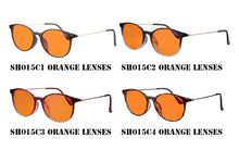 Load image into Gallery viewer, SHINU Orange Lens Gaming Glasses Blue Light Blocking Glasses Women Computer Glasses Yellow Lens Driving Glasses