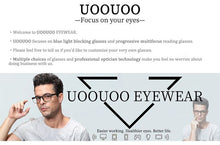 Загрузить изображение в средство просмотра галереи, Мужские оптические очки, индивидуальные очки по рецепту, качественные очки в полной оправе из нержавеющей стали, очки для пресбиопии и близорукости