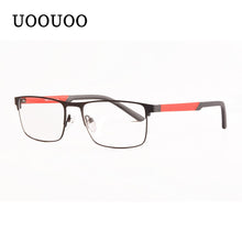 Загрузить изображение в средство просмотра галереи, Мужские оптические очки, индивидуальные очки по рецепту, качественные очки в полной оправе из нержавеющей стали, очки для пресбиопии и близорукости