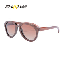 Загрузить изображение в средство просмотра галереи, wooden sunglasses man polarized sunglasses for men 2024 y2k glasses polarized fishing sunglasses handmade nture wood