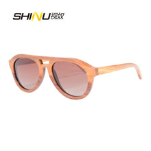 Загрузить изображение в средство просмотра галереи, wooden sunglasses man polarized sunglasses for men 2024 y2k glasses polarized fishing sunglasses handmade nture wood