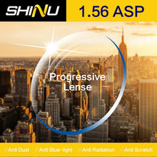 Load image into Gallery viewer, SHINU BRAND Freeform Multifocal Lenses Customized Prescription Glasses Lens 1.56 1.61 1.67 Index Color Lens for Multifcoal