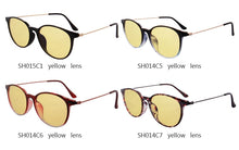 Load image into Gallery viewer, SHINU Orange Lens Gaming Glasses Blue Light Blocking Glasses Women Computer Glasses Yellow Lens Driving Glasses