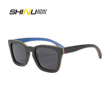 Carregar imagem no visualizador da galeria, Sunglasses men wood Polarized Sunglasses women bamboo glasses polarized uv400 lenses y2k fishing glasses 2024