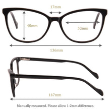 Загрузить изображение в средство просмотра галереи, Женские очки, прогрессивные мультифокальные очки для чтения, женские очки с блокировкой синего света, увеличительные линзы по рецепту