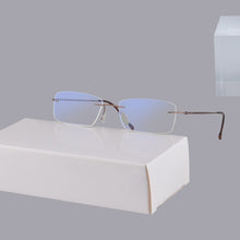 Загрузить изображение в средство просмотра галереи, Мужские очки SHINU в титановой оправе, очки без оправы, MR-7, очки с полимерными линзами, очки по рецепту, прогрессивные очки для чтения, мужские очки