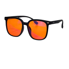 Carregar imagem no visualizador da galeria, SHINU Women red lenses fashion glasses and orange lens glasses anti blue light for better sleep Improve Insomnia Acetate frame
