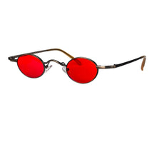 Загрузить изображение в средство просмотра галереи, Good Sleep Blue Light Blocking Glasses Men Red Lenses Anti Green Light Eliminate Eye Strain Glasses  Y2k Eyeglasses Small Lens
