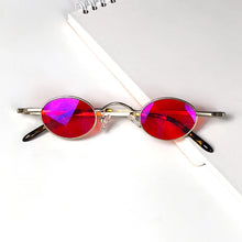 Загрузить изображение в средство просмотра галереи, Good Sleep Blue Light Blocking Glasses Men Red Lenses Anti Green Light Eliminate Eye Strain Glasses  Y2k Eyeglasses Small Lens