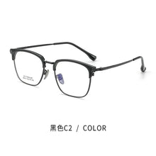 Загрузить изображение в средство просмотра галереи, Titanium Glasses for Men Multifocal Grade Glasses Near and Far Freeform Lenses Customized Prescription Glasses for Man