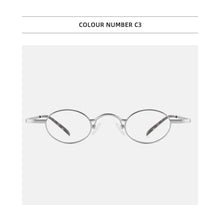 Загрузить изображение в средство просмотра галереи, Small Round Women Men Reading Glasses with Diopters Customized Prescription Glasses Astigmatism Diopter Myopia 1.0 Reading 2.0