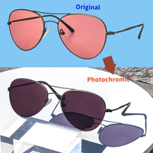 Load image into Gallery viewer, SHINU FL-41 Glasses for Men Women Migraine Relief Anti Blue Green Light 480-520nm Rose Tinted Lens Photophobia Eye Strain