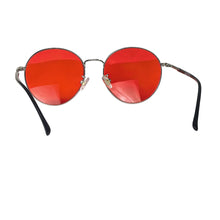 Load image into Gallery viewer, Round frame glasses man Red Lenses Butter Sleep Blue Light Blocking Orange Lense for long time work Eliminate Eye Strain Glasses
