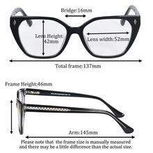 Загрузить изображение в средство просмотра галереи, SHINU Acetate Glasses Women Near And Far Multifocal Eyeglasses Prescription Magnifying Glasses Luxury Brand Readers New In 2024